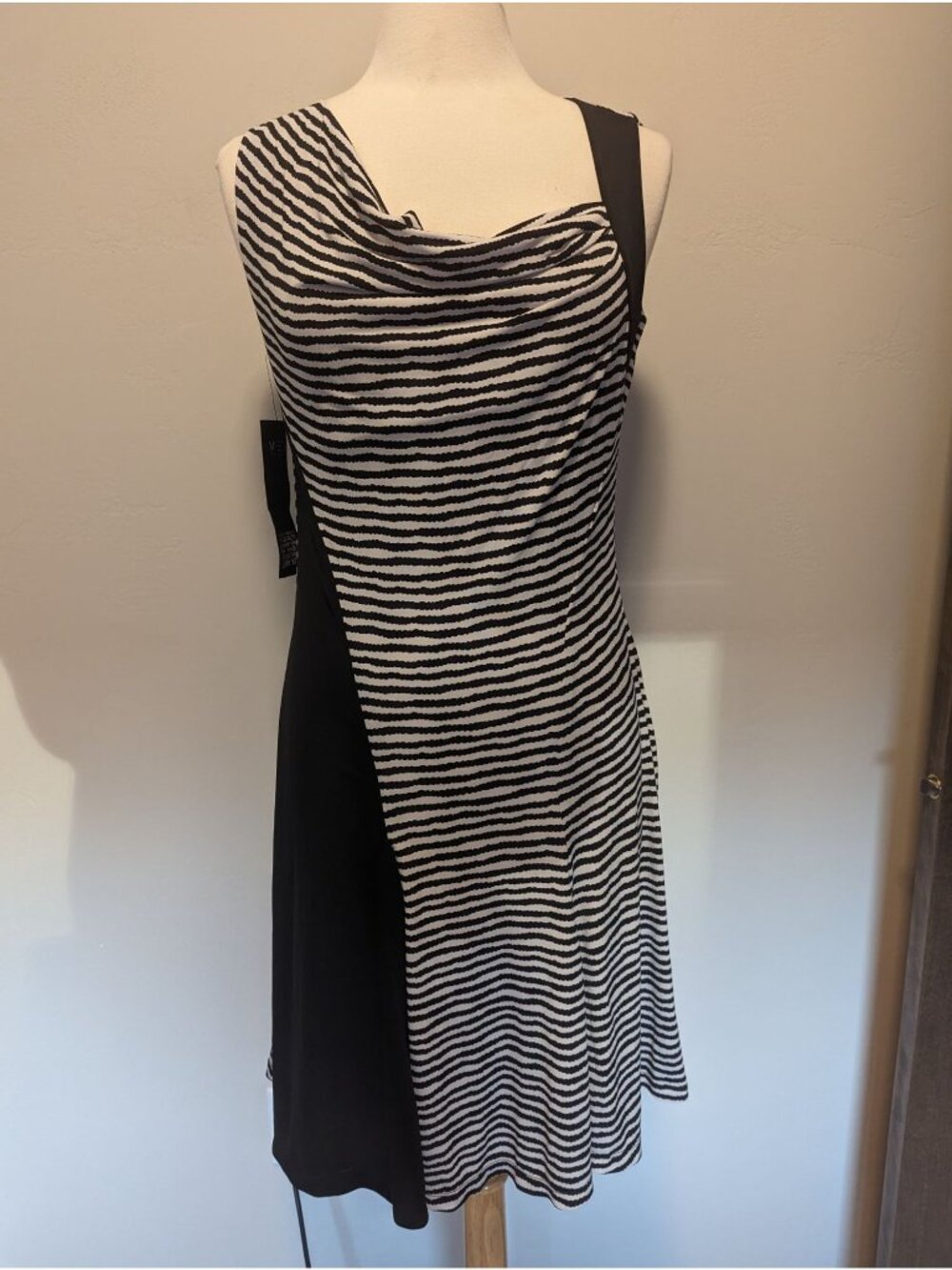 Black & White Striped Vex Collection Dress size 40